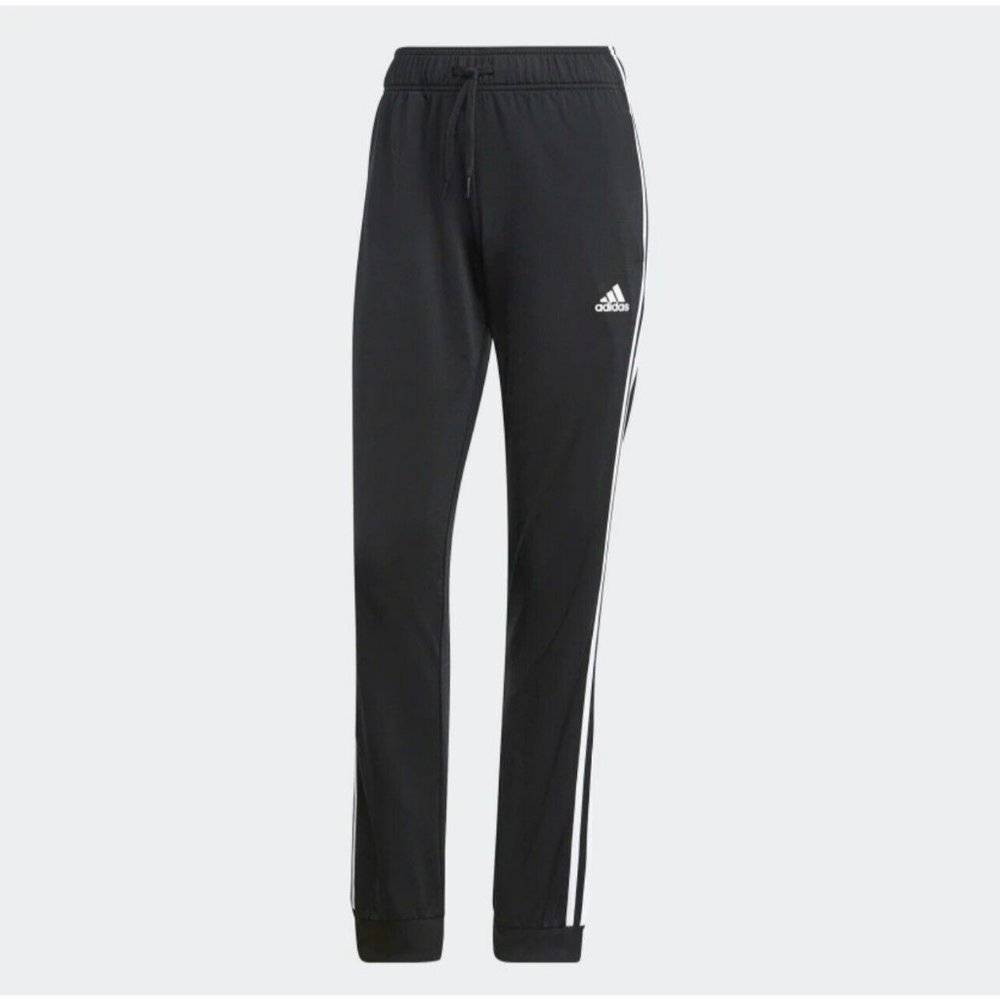New Adidas Women's 3 Stripe Essential Color Black DP2382 (MSRP $65)